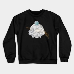 Aeronautics Outer Space Travel Planets Crewneck Sweatshirt